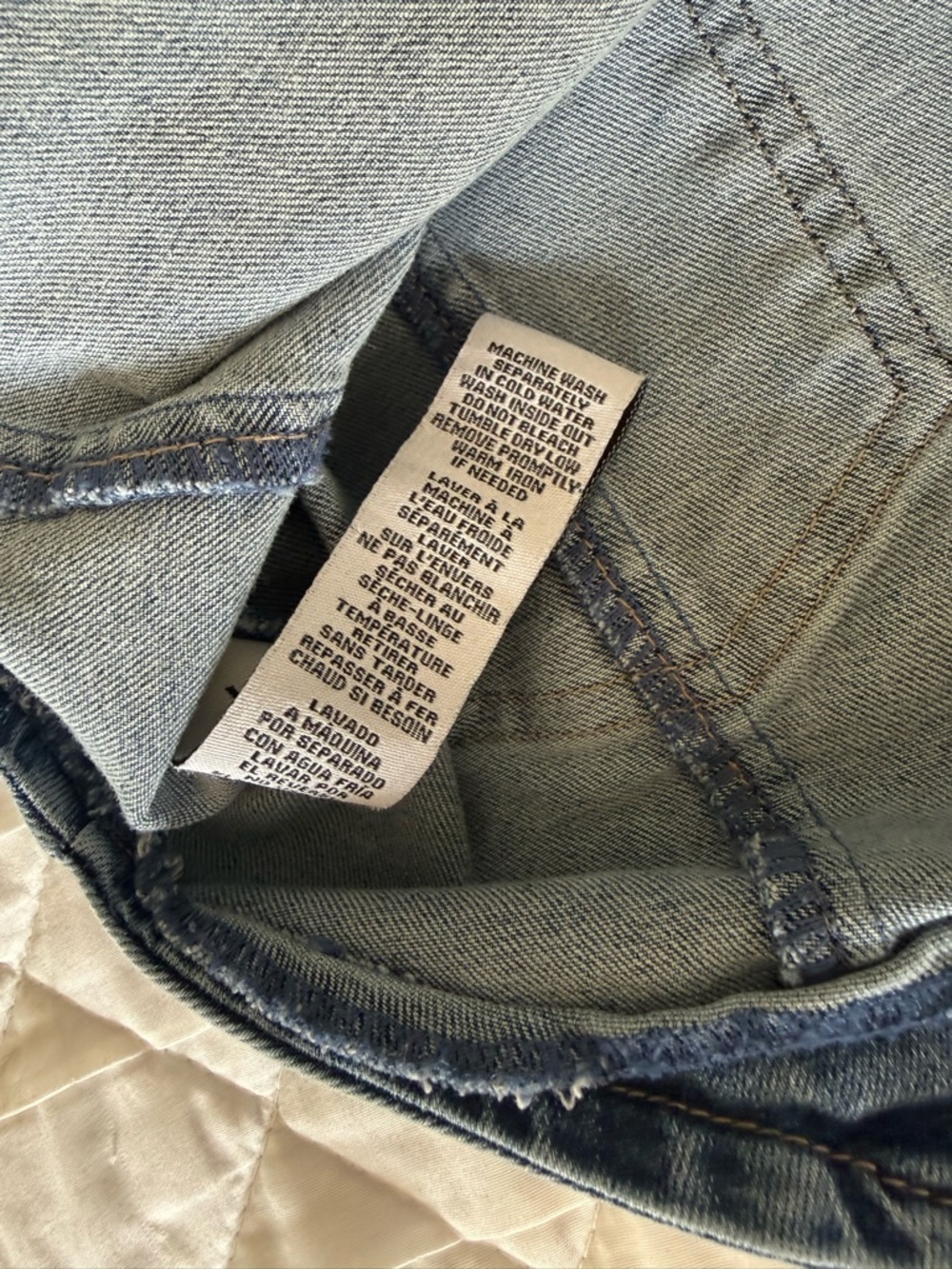 Celebrity Pink Light Wash Denim Vest XL - Picture 6 of 6